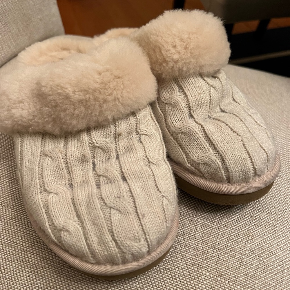 Ugg Australia cozy knit slippers